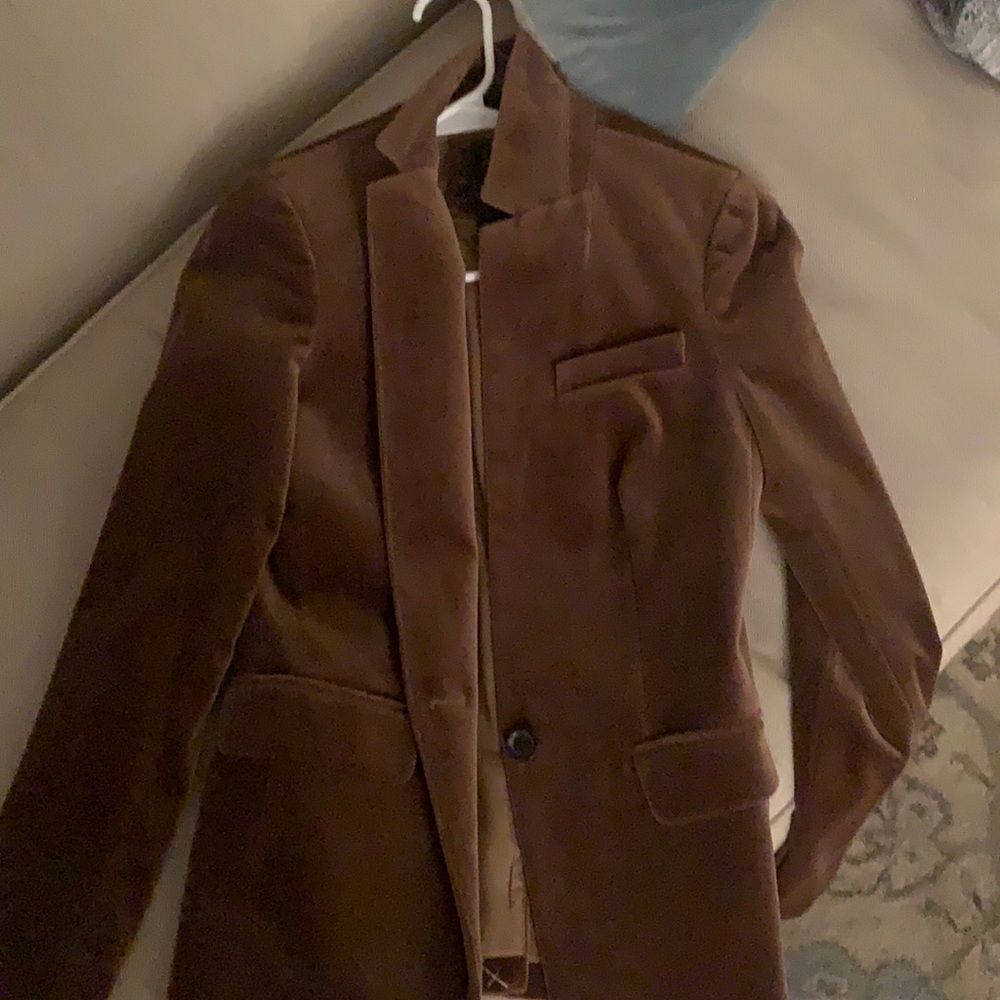 J crew velvet blazer